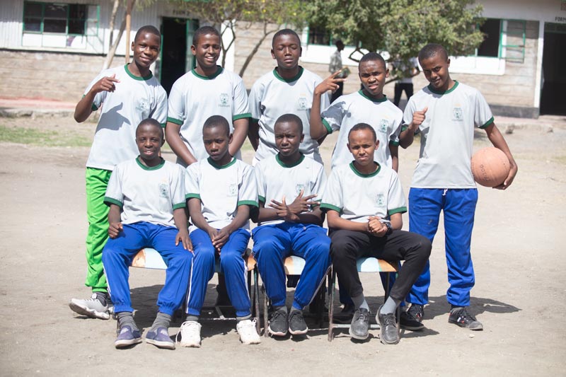 Basketball team students - Kitengela Boys High School, Boys Schools in Kitengela